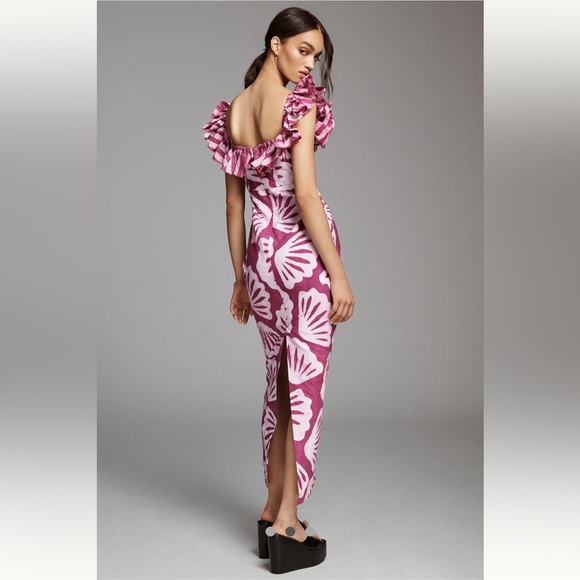 Anthropologie NWT SIKA KC Off-The-Shoulder
Ruffle Dress size 4. - Picture 3 of 5